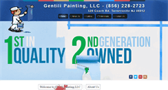 Desktop Screenshot of gentili-painting.com