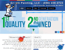 Tablet Screenshot of gentili-painting.com